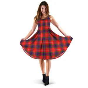 Abernethy Tartan Sleeveless Midi Womens Dress