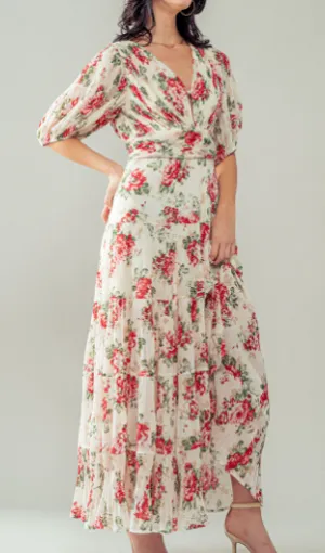 Antoinette Tiered Floral Dress