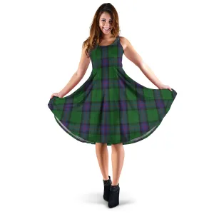 Armstrong Tartan Sleeveless Midi Womens Dress