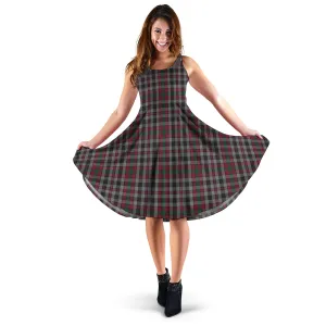 Borthwick Tartan Sleeveless Midi Womens Dress