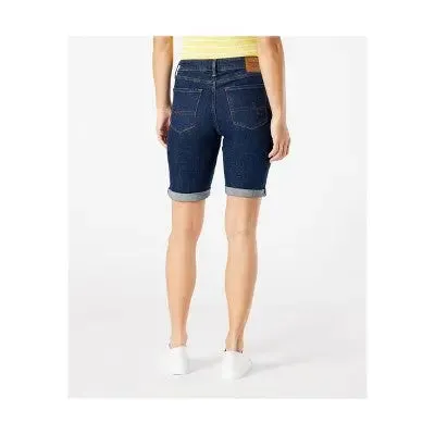 DENIZEN from Levi's Women's Mid-Rise Bermuda Jean Shorts