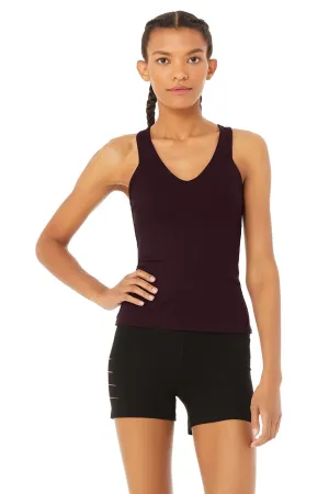 Elevate Tank - Oxblood Heather