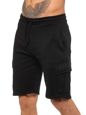 Enzo | Mens Cargo Fleece Shorts