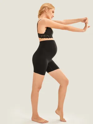 High Waist Shapewear Maternity Shorts|Seamless