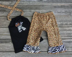 Leopard & Zebra Print Outfit