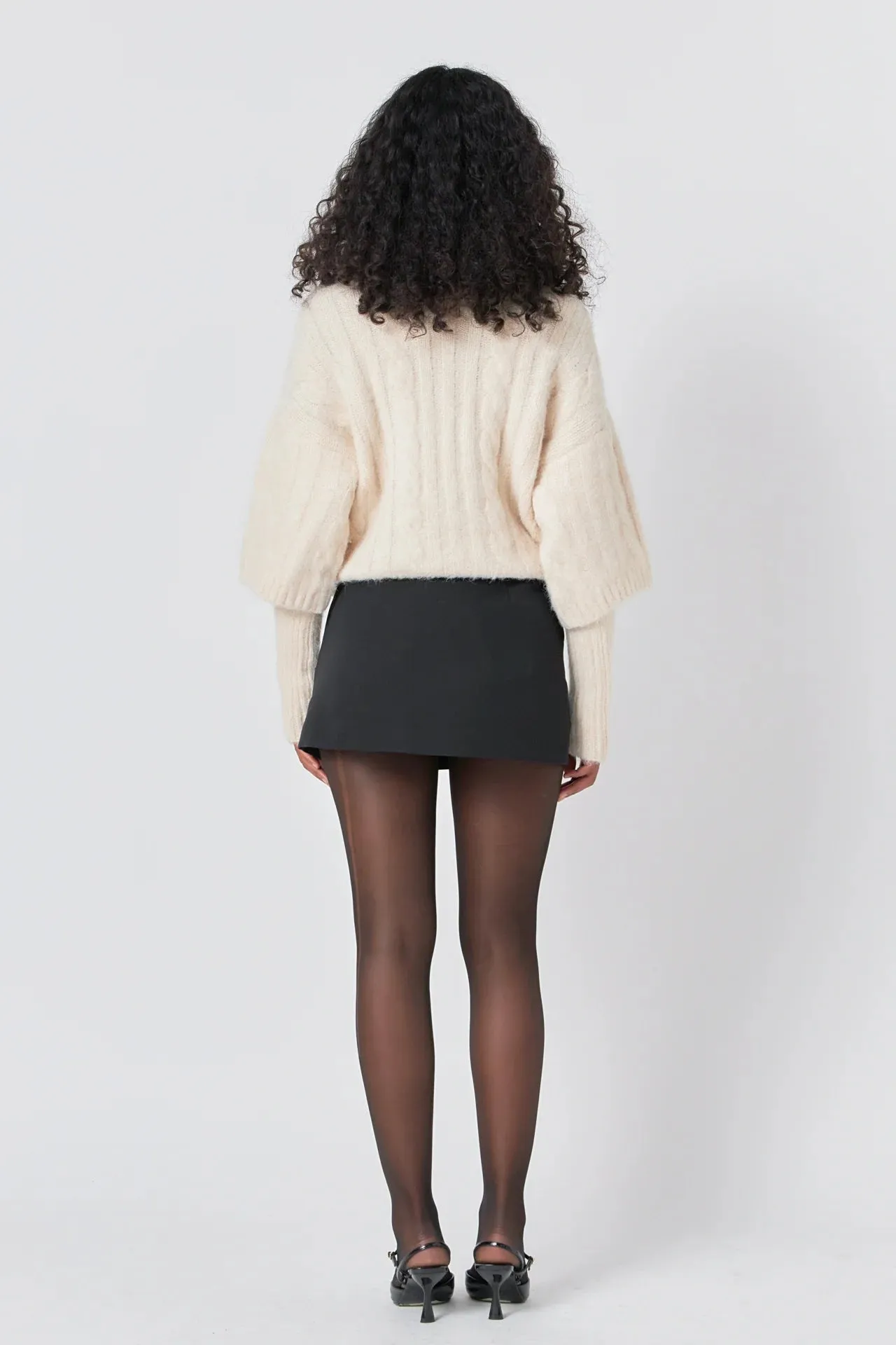 Mindy Asymmetric Skort