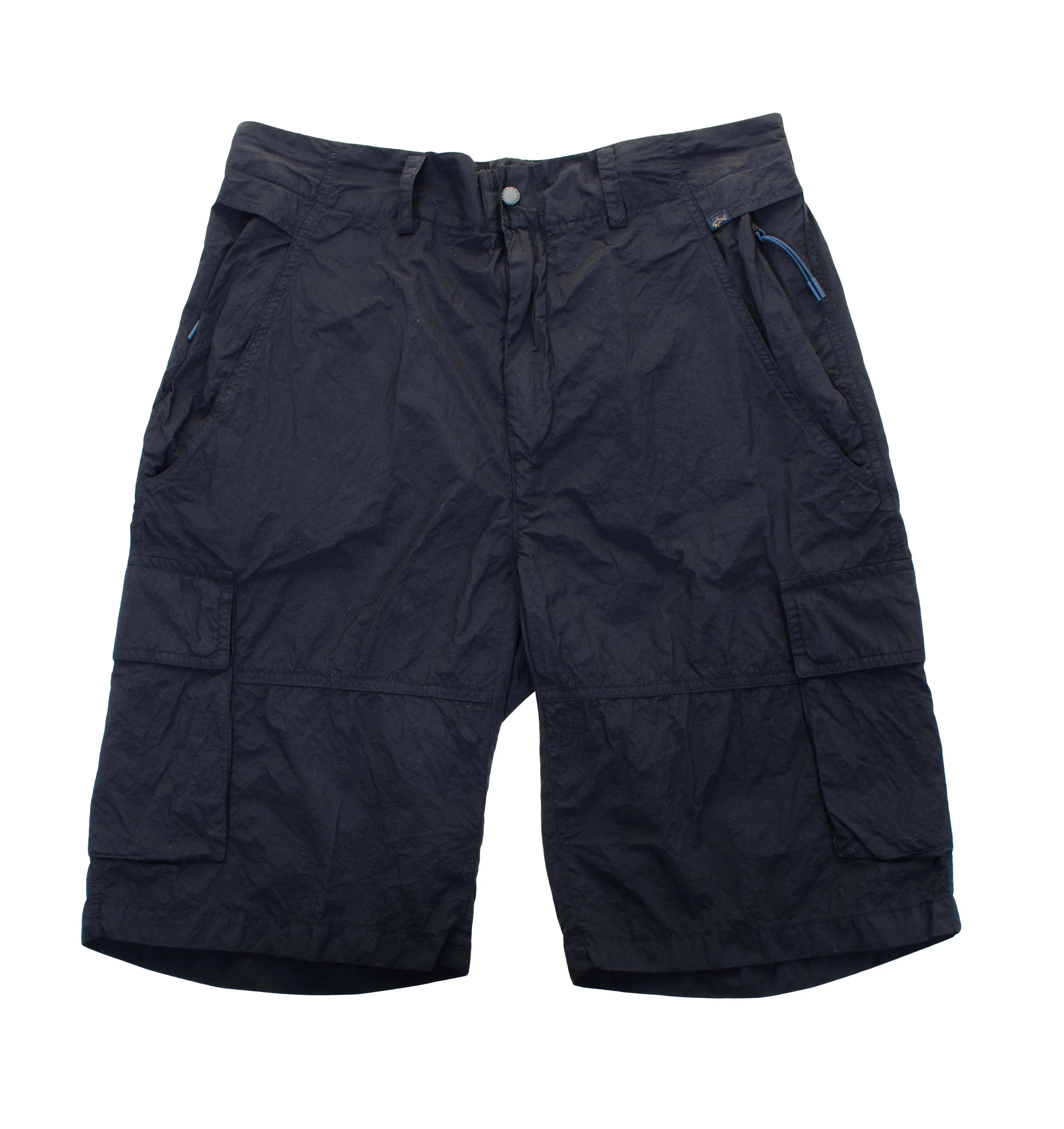 Nylon Cargo Shorts Dark Navy