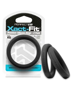 Perfect Fit Xact Fit #22 - Black Pack of 2