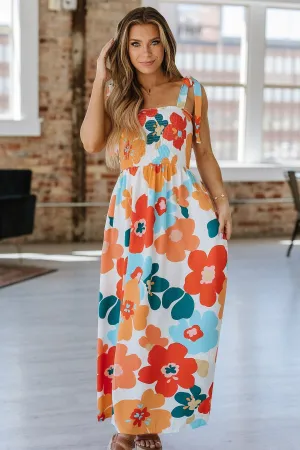 SALE - Genny Floral Print Maxi Dress | S-XL