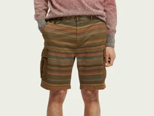 SCOTCH&SODA GARMENT-DYED CARGO SHORTS